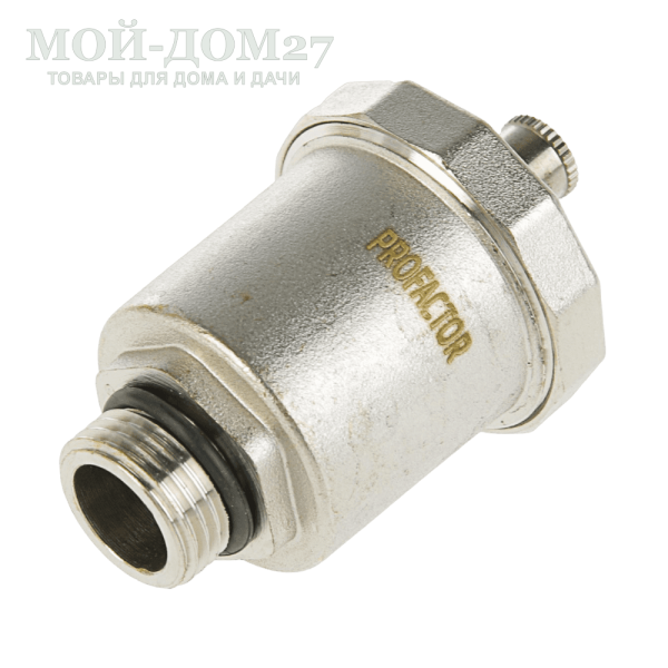 Воздухоотводчик автоматический с верхним выпуском | Мой-Дом27 | Предназначен для постепенного и регулярного отвода воздуха/пара/газов, образующихся в процессе эксплуатации системы отопления